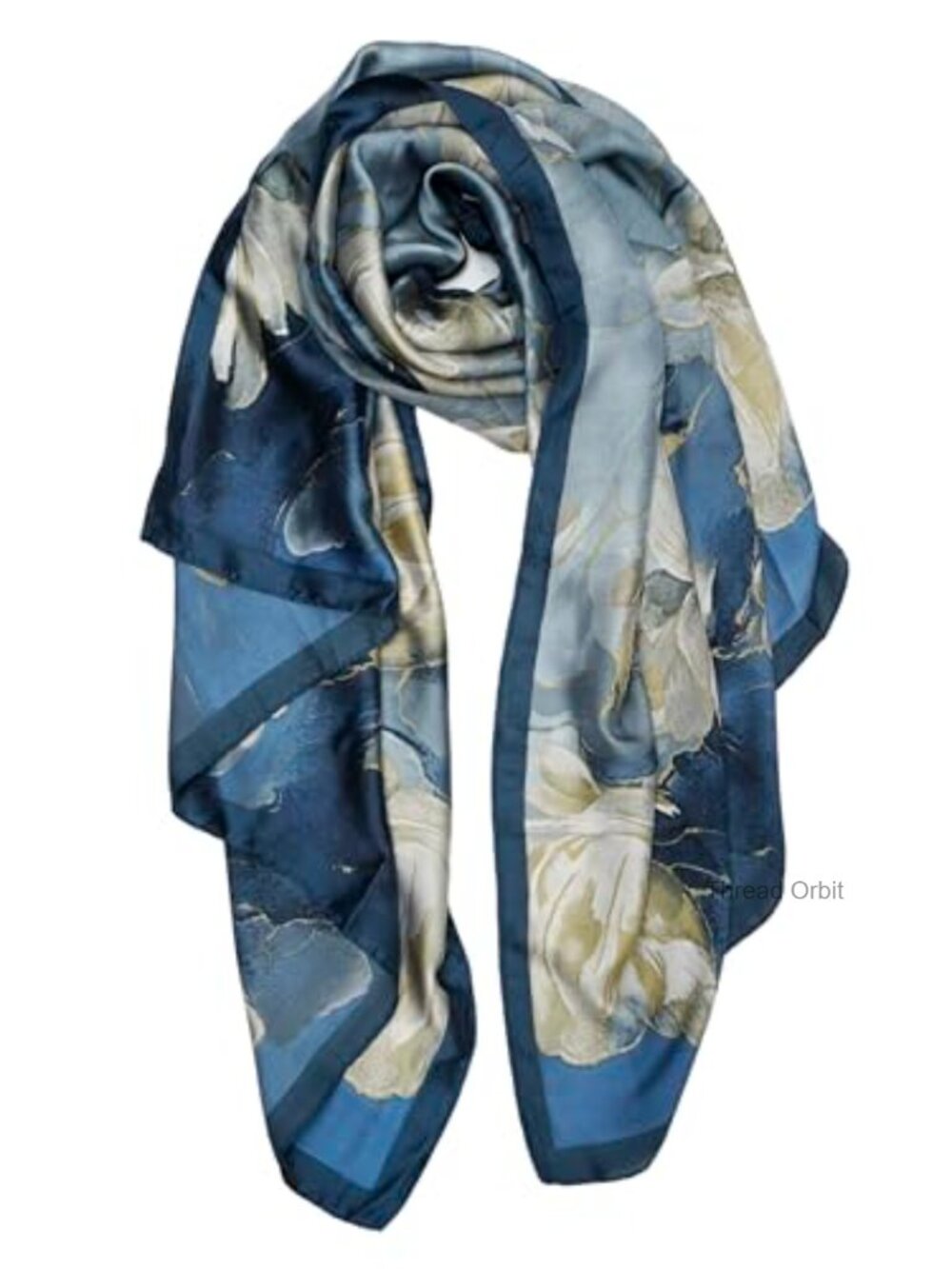 Satin Scarf Womens Lightweight Silk Feel Long Shawl Wrap Sun Protection